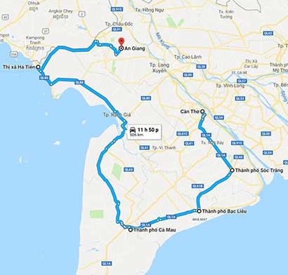 CẦN THƠ – CÀ MAU – TÂY NINH – SÀI GÒN