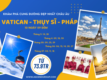 Ý – VATICAN – THỤY SỸ – PHÁP
